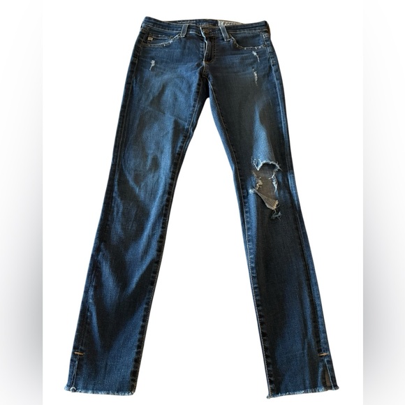 AG Adriano Goldschmied The Legging Super Skinny Ankle Jeans Size 26 - Picture 1 of 15
